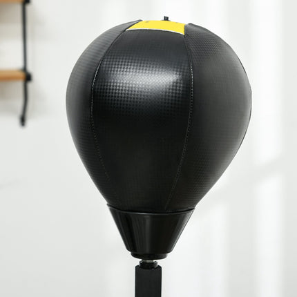 Adjustable Punching Ball Stand with Fillable Base, Black