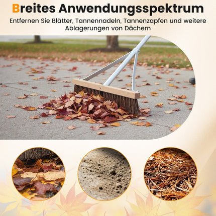 Verstellbares Dachreinigungswerkzeug mit 5 Aluminium-Verlängerungsstangen