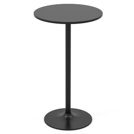 Verstellbarer runder Bistrotisch – 60 cm, schwarz, 2 Höhen