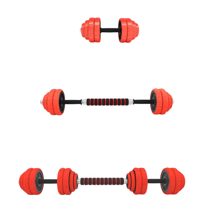 Verstellbare gummierte Hanteln 30kg Set