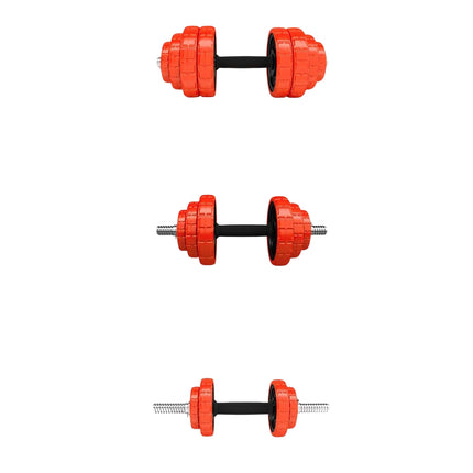 Verstellbare gummierte Hanteln 30kg Set