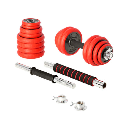 Verstellbare gummierte Hanteln 30kg Set