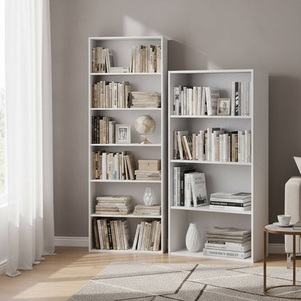 Bücherregal mit verstellbaren Einlegeböden – freistehendes Regal