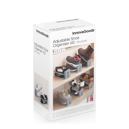 Verstellbarer Schuh-Organizer Sholzzer InnovaGoods 6 Einheiten