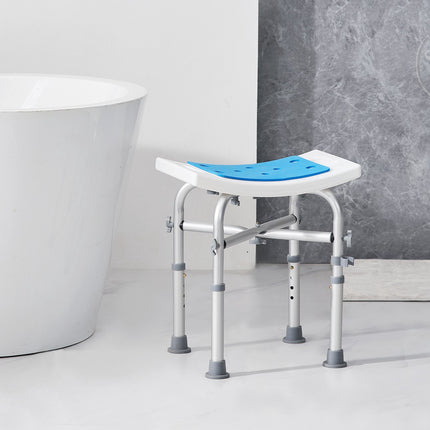 Adjustable Shower Chair, Non-Slip, 500 lb Capacity