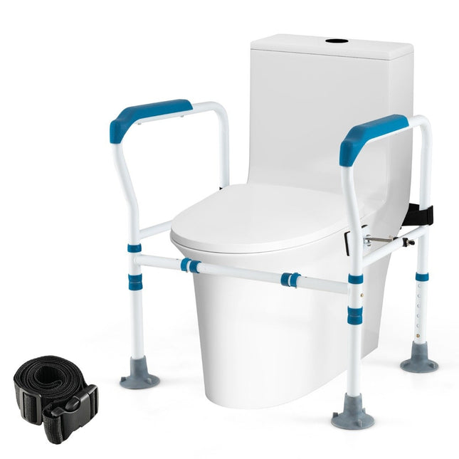 Adjustable Toilet Safety Rail – Height & Width Options