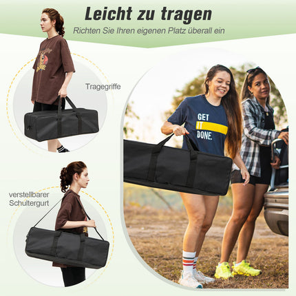 Verstellbares Volleyballnetz-Set mit Ständer, 9,75 m x 90 cm