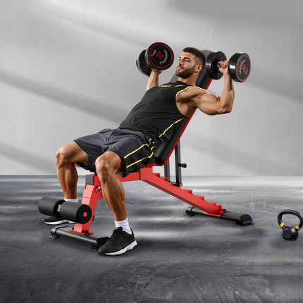 Adjustable Weight Bench, 1200 lb Capacity, Foldable