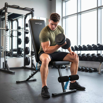 Adjustable Weight Bench with Leg Extension, 300 kg Capacity