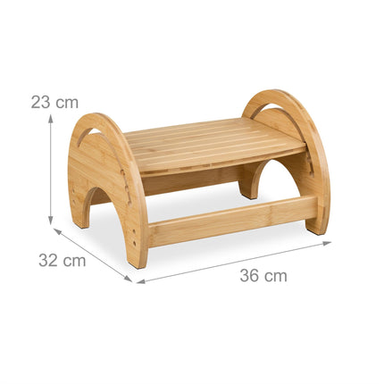 Adjustable bamboo toilet seat