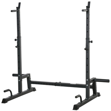Verstellbarer Kurzhantel- und Langhantelständer, Stahl, 150 kg Tragkraft