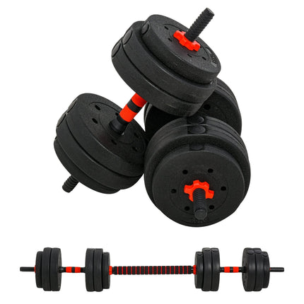 Adjustable dumbbell set 25 kg for strength training