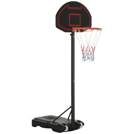 Nastavitelný venkovní basketbalový koš s kolečky, 195-250 Cm