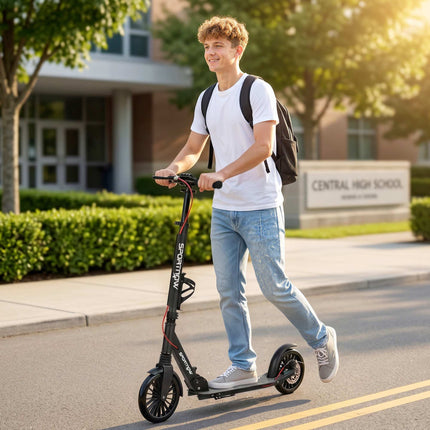Erwachsenen-Klapproller, 200 mm PU-Räder, Doppelbremse