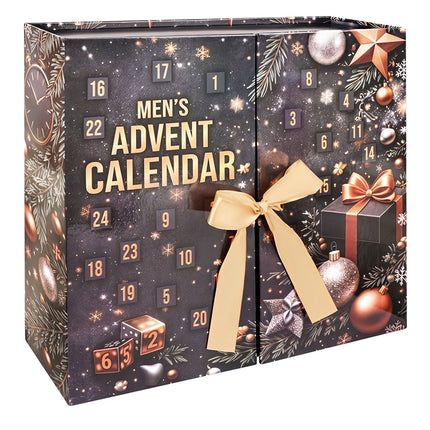 Advent Calendar for Men 2026 with 24 Gadget Gifts, Numbered Boxes, Black