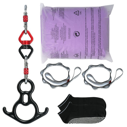 Aerial Yoga Hammock Kit, 8.7 Yards, 100gsm Nylon, Purple