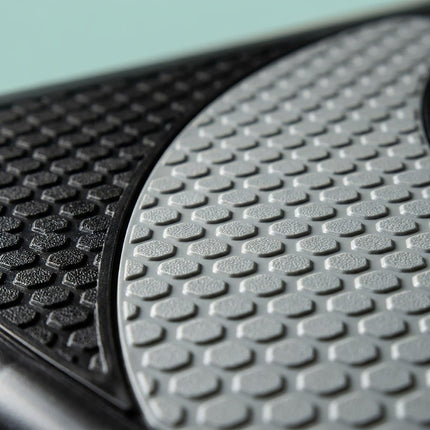 Aerobic Step Board with 3 Height Levels 10/15/20 cm, 300 kg Load, Grey, Black
