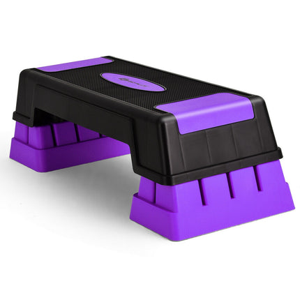 Aerobic-Step-Plattform, 3-fach höhenverstellbar, Lila