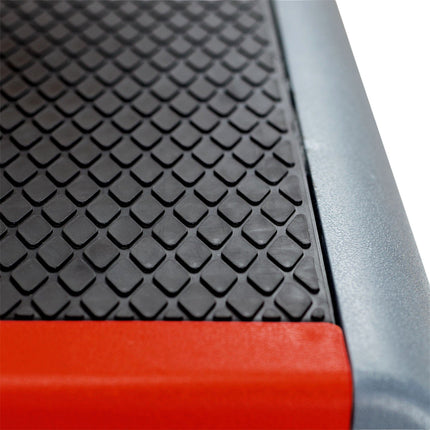 Aerobic Step Platform, Adjustable Height, Black/Red