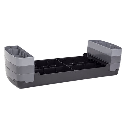 Aerobic-Step-Plattform, Schwarz, Höhenverstellbar