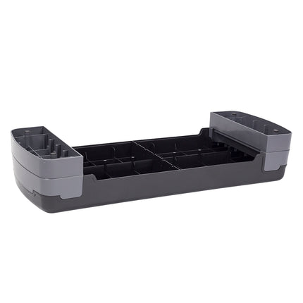 Aerobic-Step-Plattform, Schwarz, Höhenverstellbar