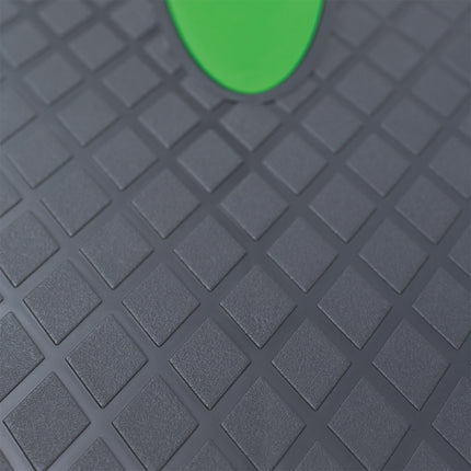 Aerobic-Step-Plattform, Schwarz-Grün, Höhenverstellbar