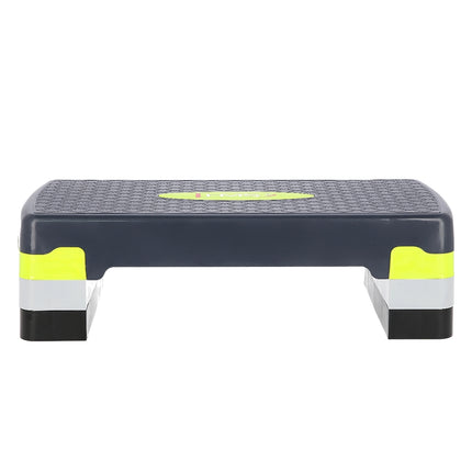 Aerobic-Step-Plattform, Grün/Grau, Höhenverstellbar