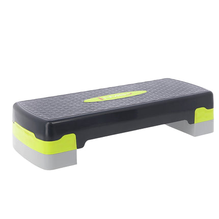 Aerobic-Step-Plattform, Grün/Grau, Höhenverstellbar