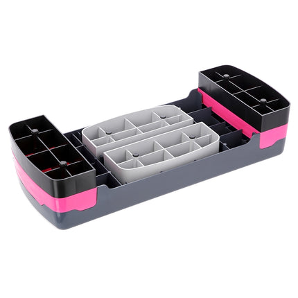 Aerobic-Stepbrett, Pink/Grau, Höhenverstellbar