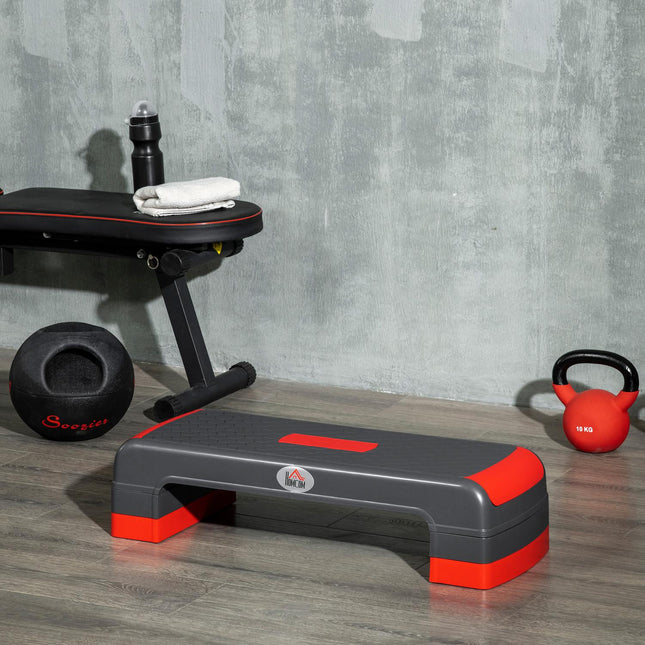 Výškově nastavitelný aerobic step, 3 úrovně, max. 150 Kg