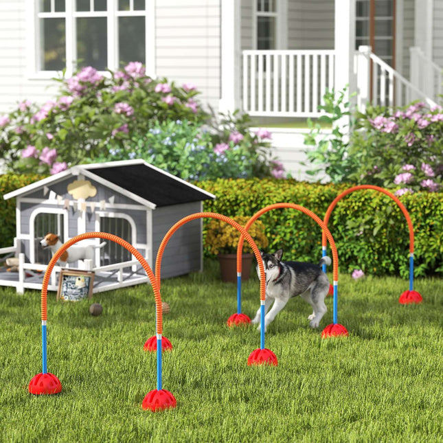 Agility sada pro psy - 5dílná nastavitelná tréninková sada