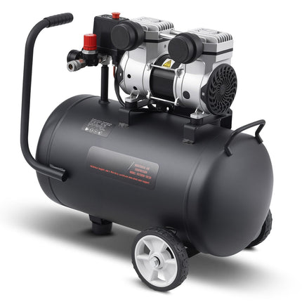 Air Compressor, 8 Gallon Steel Tank, 1HP Oil-Free 120 PSI