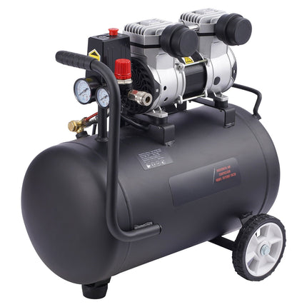 Air Compressor, 8 Gallon Steel Tank, 1HP Oil-Free 120 PSI