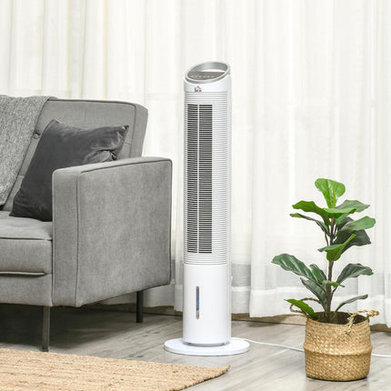 Ochlazovač vzduchu, věžový ventilátor – vodní chlazení, dálkové ovládání, časovač, 60W