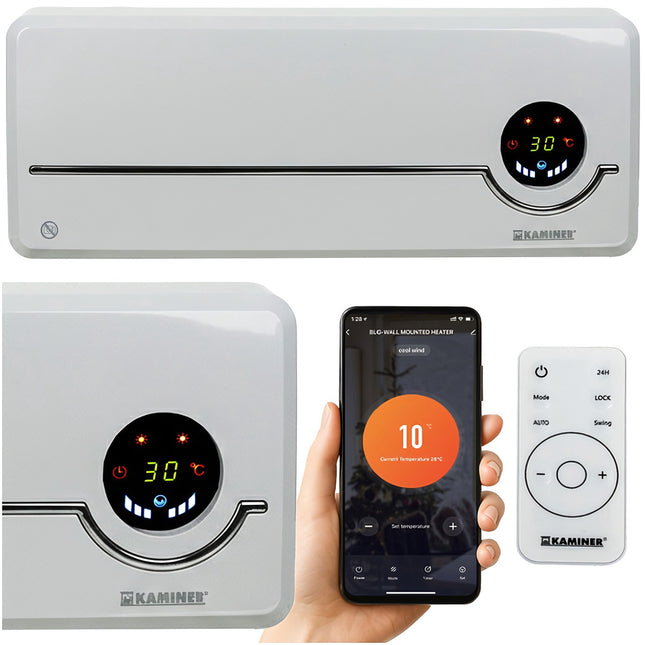 Luftschleierheizung, 2000W, WLAN, Fernbedienung