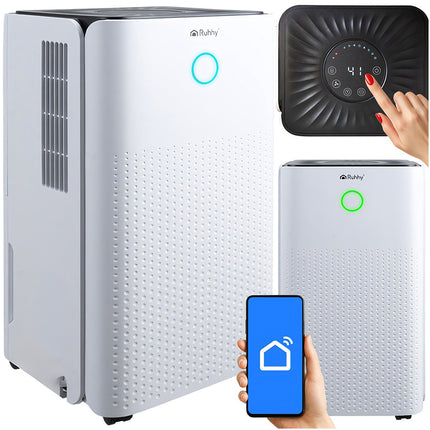 Air Dehumidifier, 12L/Day, WiFi, Timer, Humidistat