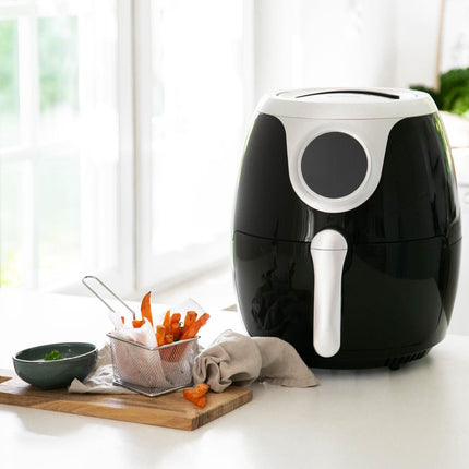 Heißluftfritteuse XXL 5,6L 1800W AF410 Schwarz/Silber