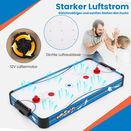 Air hockey stůl s 12V motorem, 2 puky a pálky