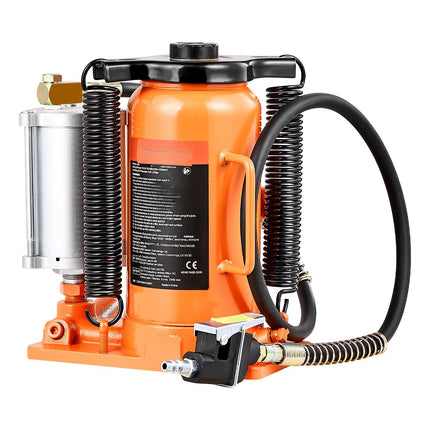 Air Hydraulic Bottle Jack, 20 Ton, 260-495 mm Lift