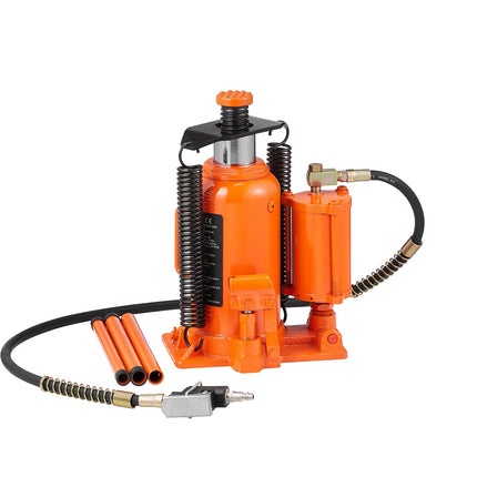 Air Hydraulic Bottle Jack, 20 Ton, 265–500 mm Lift