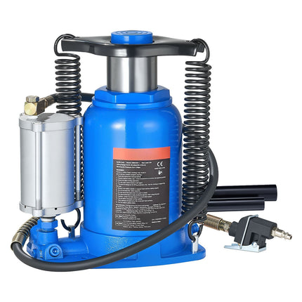 Air Hydraulic Bottle Jack, 32 Ton, 255–415 mm Lift