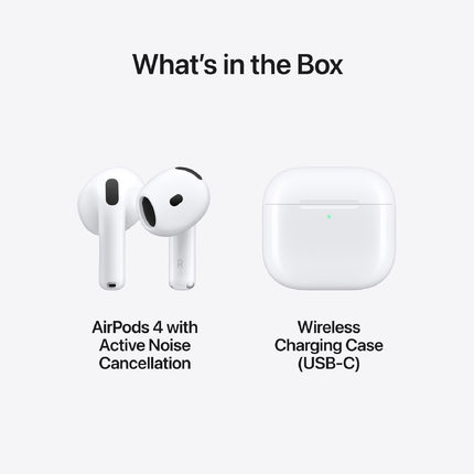 AirPods 4 mit aktiver Geräuschunterdrückung