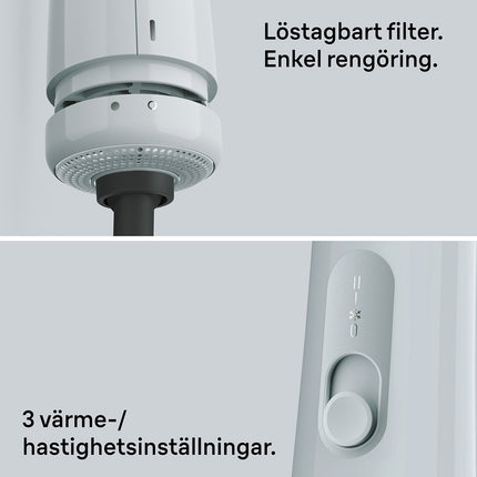 Air Styler, 300W, 3 Heat-Speed Settings, 2 Attachments