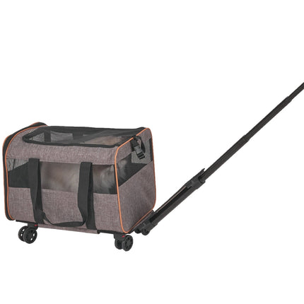 Airline-Approved Rolling Cat Carrier, Wheels, 22 lb