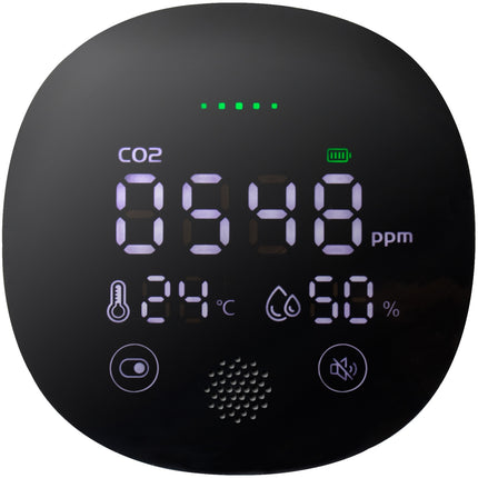 Moniteur de qualité de l'air Alarme de dioxyde de carbone