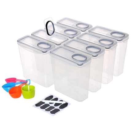 Airtight Food Storage Containers, 3.7L, 8-Pack