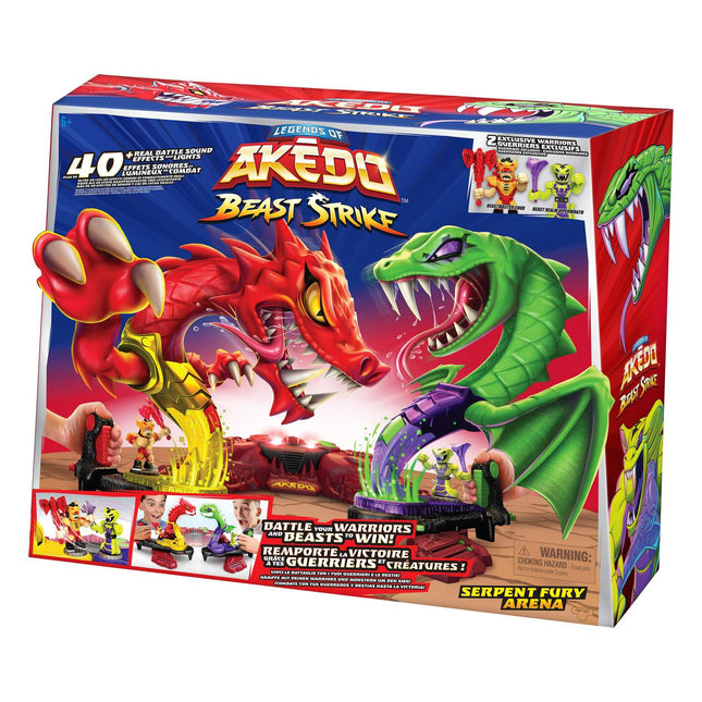 Akedo Playset Schlangenzorn Arena