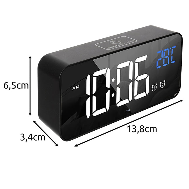 Wecker - LED-Uhr Izoxis 24736
