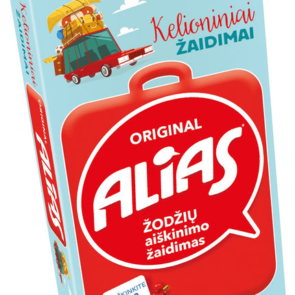 Alias Travel Brettspiel auf Litauisch – Spaß für alle Altersgruppen