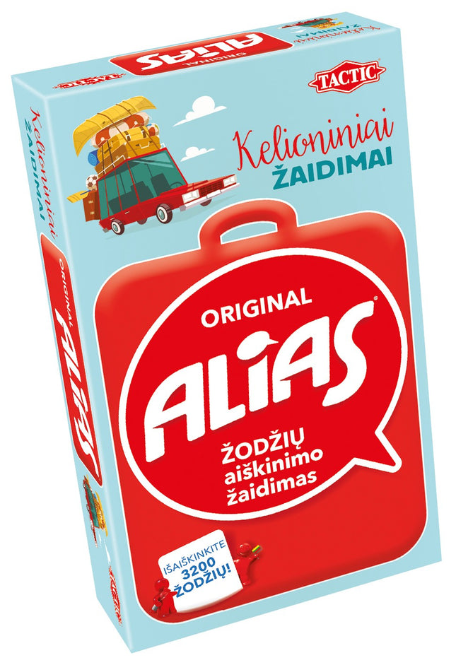 Alias Travel Brettspiel auf Litauisch – Spaß für alle Altersgruppen